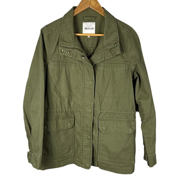 Madewell‎ Dispatch Military Jacket in Desert Olive Green Size Medium - Picture 4 of 10